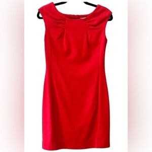 Calvin Klein Red Dress Size 8